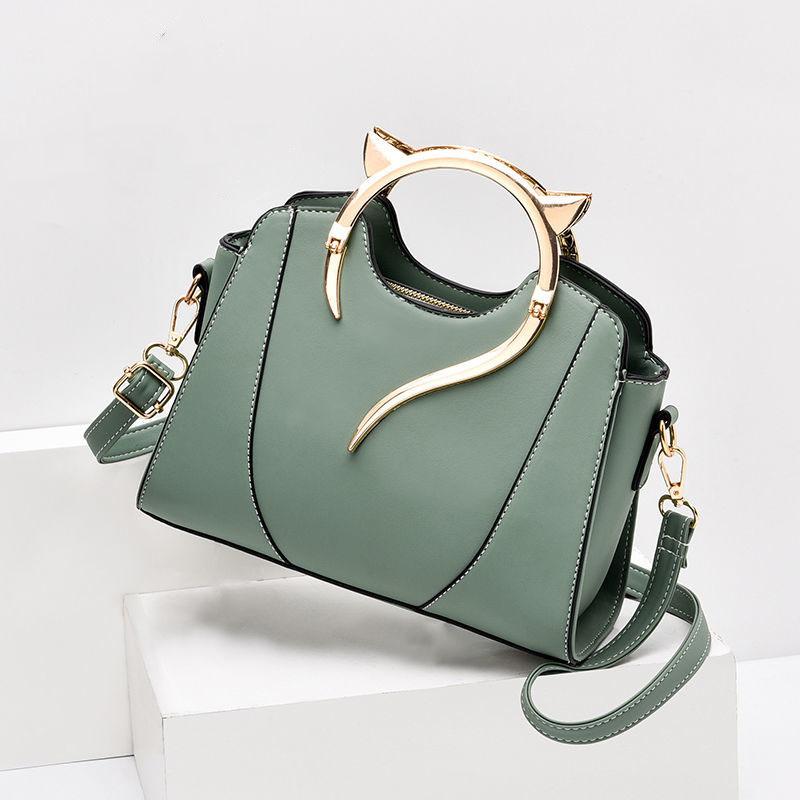 PU Leather Handbags for Women Bags Luxury Top-Handle Bags European Style Crossbody Bag Large Capacity Personality