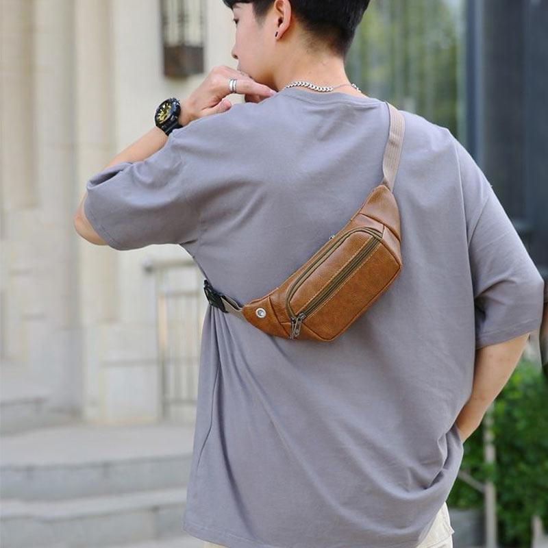 Men's and Women's Waterproof Large-capacity Multi-function Wallet Mobile Phone Pocket Canvas Wear-resistant Outdoor Sports Pocket