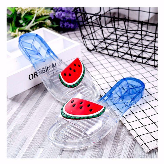 Fashion Fruit Slippers Crystal Shoes Non-slip Lightweight Indoor and Outdoor Slippers