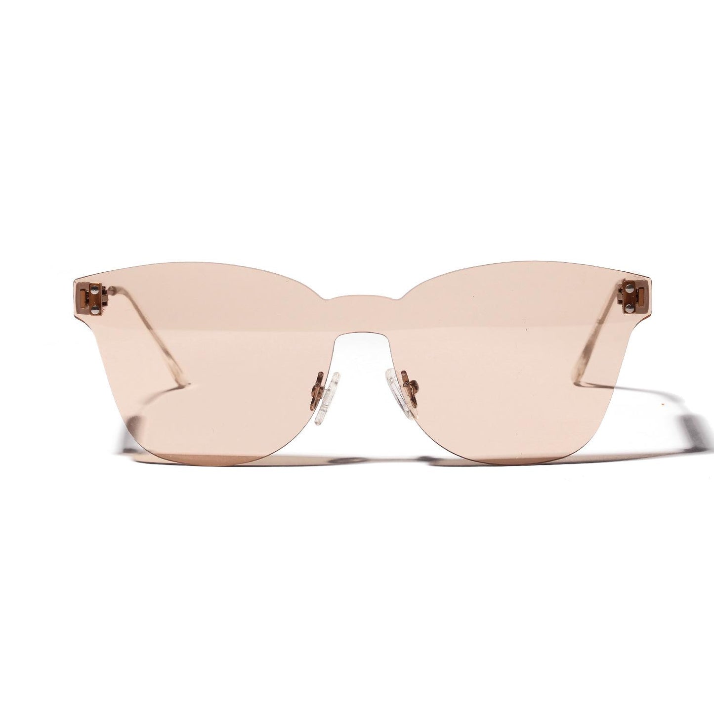 WTEMPO One piece color purple ocean sunglasses female big box glasses