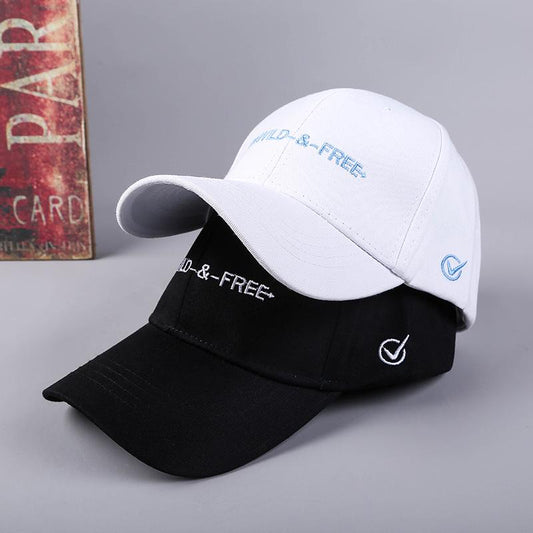 Side small baseball cap men and women Fashion outdoor curved casual creative cap