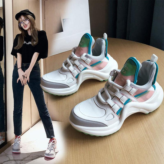 Chunky Dad Sneakers Women Jogging Gym Shoes for Female Running Shoes for Women Sport Shoes Woman Platform Sneakers Women