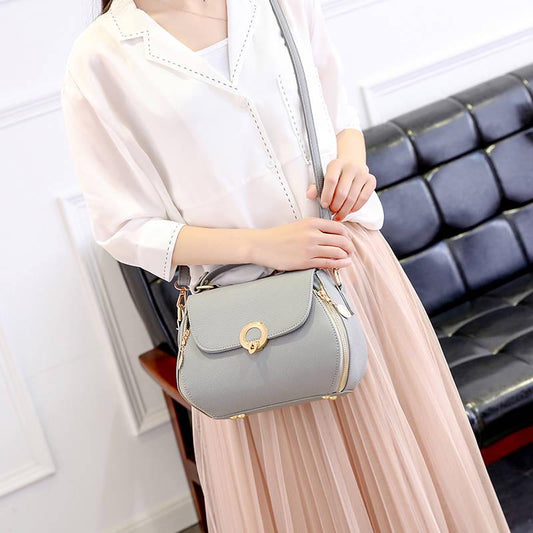 6 Colors Women Genuine Leather Hand Bag Multifunction Crossbody Anti-Theft Cosmetic Shoulder Bag
