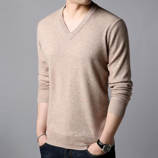 Cashmere Sweater Men Brand Clothing Mens Sweaters Casual Shirt Autumn Wool Pullover Men Pull Homme