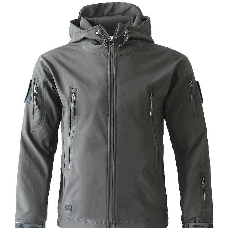 Cold-proof Jacket and Jacket Men's Winter Three-in-one Soft Shell Clothing Windproof and Waterproof Mountaineering Clothing Ski Cycling Clothing