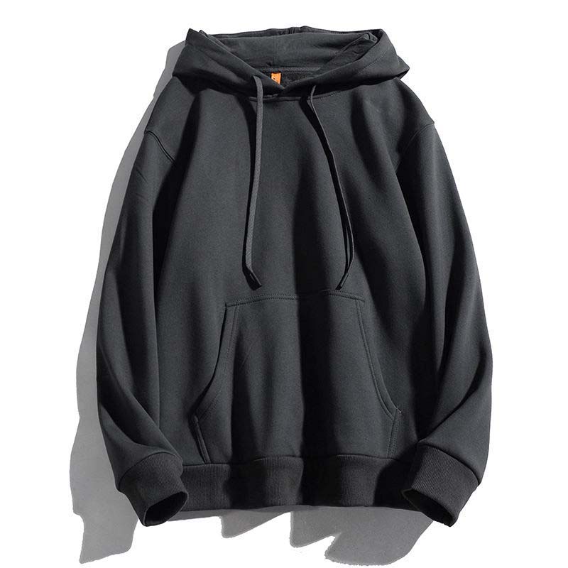 Men's Solid Color Hoodie Pullover Spring and Autumn New Trend of Outdoor Casual Coat