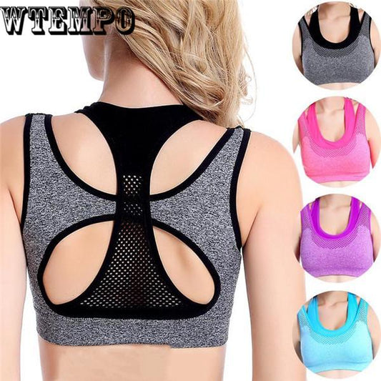 Women Sport Bra Top Fitness Free Size Letters Yoga Bra Black White Sport Underwear Running Yoga Gym