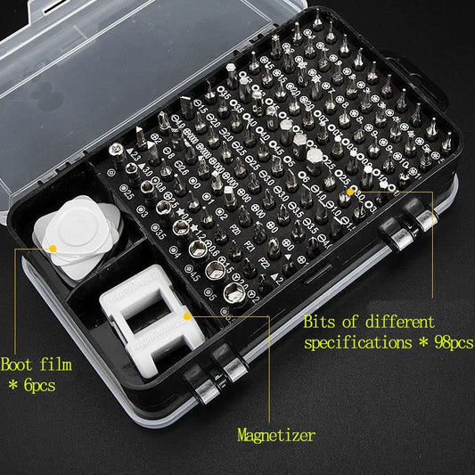 32/52/115Pcs Multi-function Screwdriver Set Mobile Phone Disassembly and Watch Repair Screwdriver Tool Professional Repair Tool