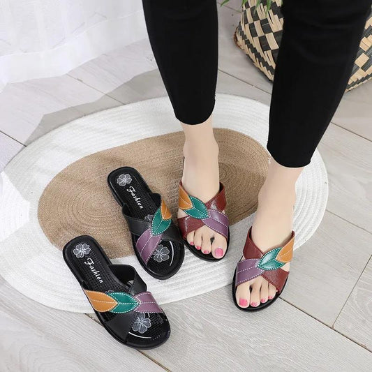 Women's Summer Waterproof Non-slip Sandals Soft Bottom Wear-resistant Breathable Sandals Slippers