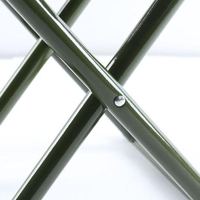 Military Folding Stool Carbon Steel Durable Canvas Chair Fishing Bench Portable Chair Simple Furniture