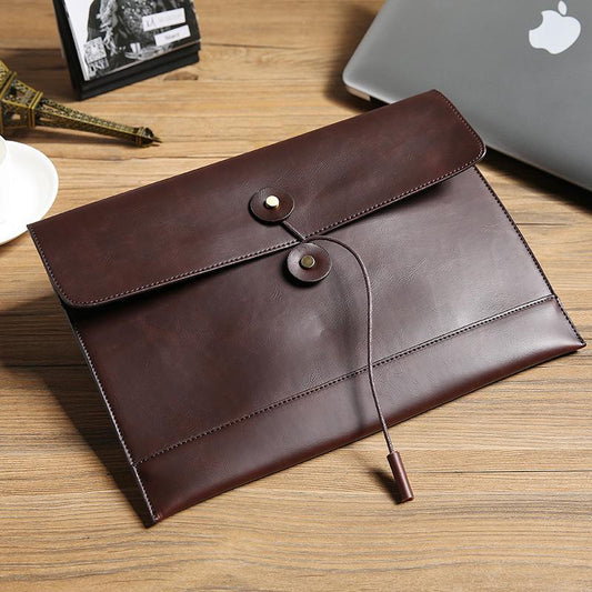 Business Briefcase Men Retro Casual Envelope Bags Handbag Shoulder Diagonal Computer Bag