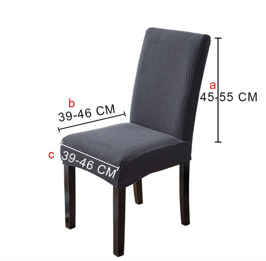 1/2/4/6Pcs Velvet Extensible Dining Chair Cover Spandex Slipcover for Chairs Kitchen Dining Room Chair Covers Elastic Stretch