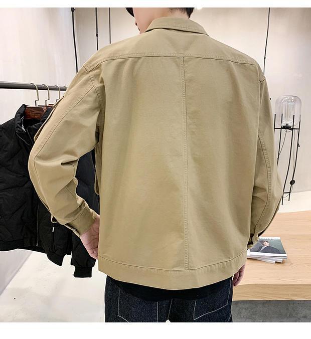 Men's Casual Clothes Autumn and Winter Jacket Trend Tooling Jacket Men's Autumn Clothing