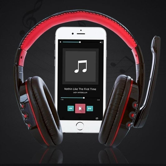 Wireless Bluetooth Headset Head-mounted Gaming Karaoke Headset with Microphone Computer Universal Noise Reduction Mobile Headset
