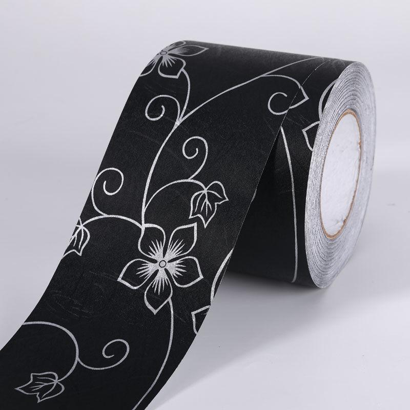 Self-adhesive Wall Sticker Door Frame Kitchen Living Room Window Sill Bathroom Tile Decoration Waterproof Anchor Line Waist Line Sticker Waterproof
