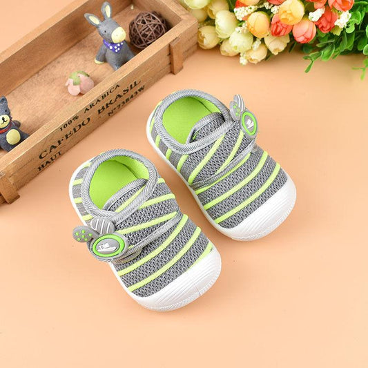 Spring and Autumn Summer Boys and Girls Baby Toddler Shoes Soft Soled Cloth Shoes Baby Net Shoes Sandals