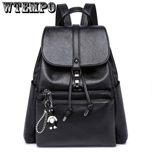 Women Fashion Backpack High Quality Leather Backpacks for Teenage Girls Female Backpacks