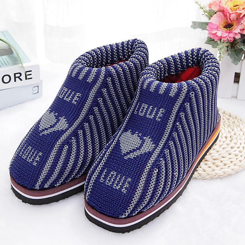 Handmade Cotton Shoes Women's Thick Cotton Shoes Non-slip Bottom Warm Cotton Shoes Adult Finished Products Thick Wool Shoes with Heels