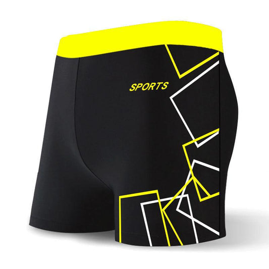 Boxer Anti-Awkward Slim Fashion High Waist Short Swimming Shorts