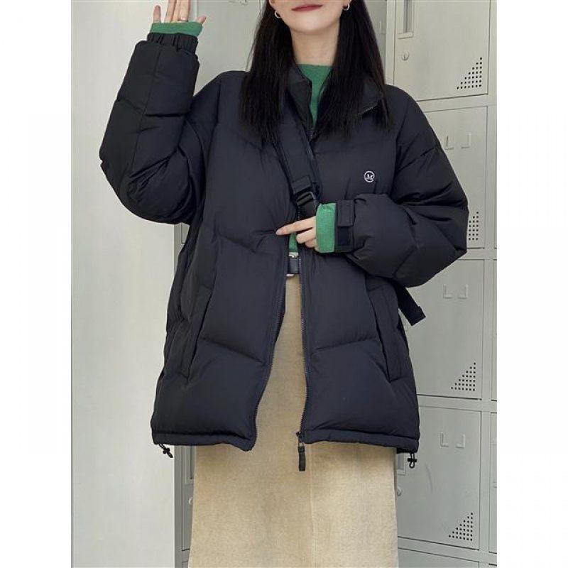 Women's Winter Mid-length Thick Padded Jacket Korean Style Loose Top All-match Thin Cotton-padded Jacket Cotton Clothing Trend