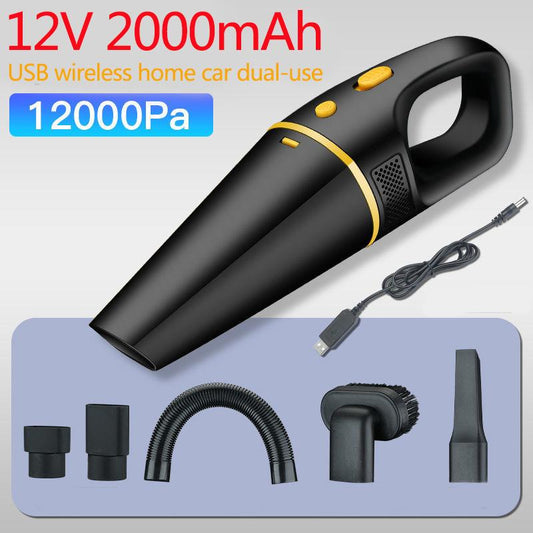 12000Pa Cordless Vacuum Cleaner High-power Wet & Dry Cleaner Portable Handheld Vacuum Cleaner