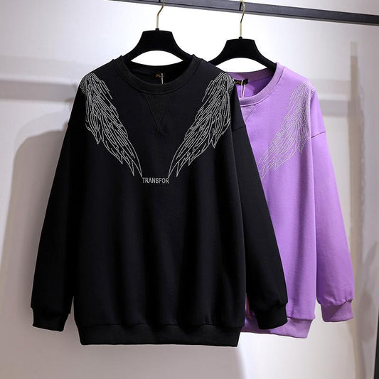 Korean Style Mid-length Jacket Niche Design Hong Kong Style Jacket Spring and Autumn Plus Size Sweater
