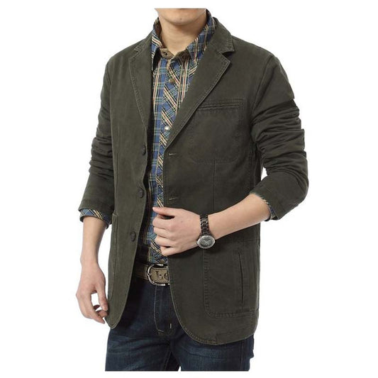 2021 Spring Autumn Men's New Coat Men's Single-breasted Suit Men's Casual jacket