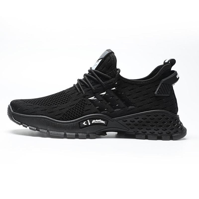 Men's Shoes Korean Breathable Flying Woven Shoes Casual Sports Wild Men's Running Shoes Lightweight and Deodorant