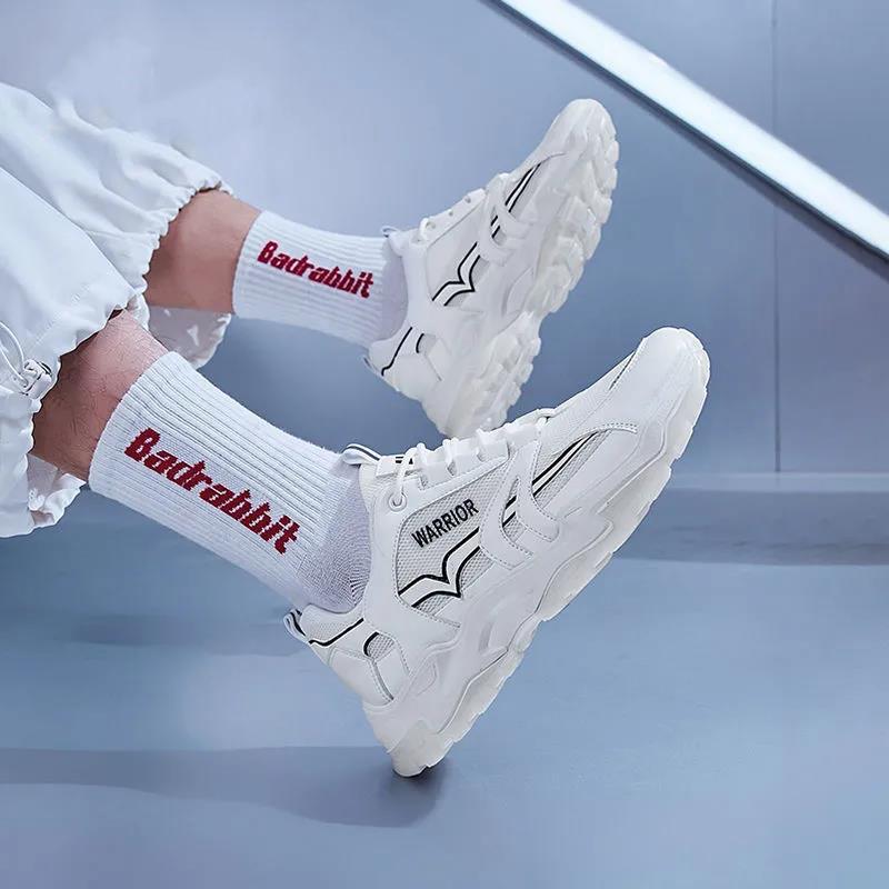 Korean Style Trendy All-match Shoes Breathable Sports Casual Shoes Men's Cushion Running Shoes