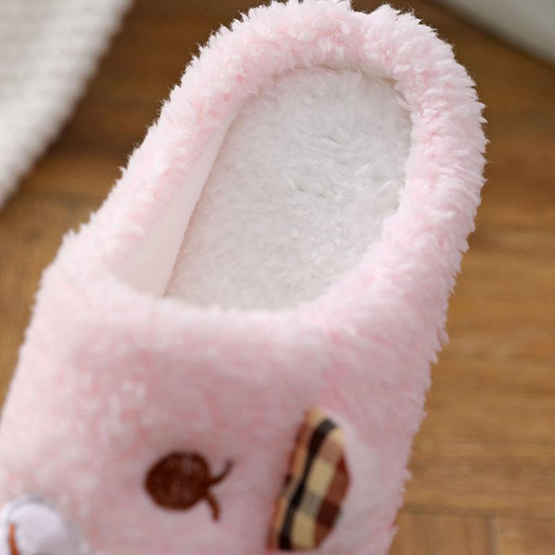 Couple Cotton Slippers Autumn and Winter Cotton Slippers Men and Women Cute Slippers