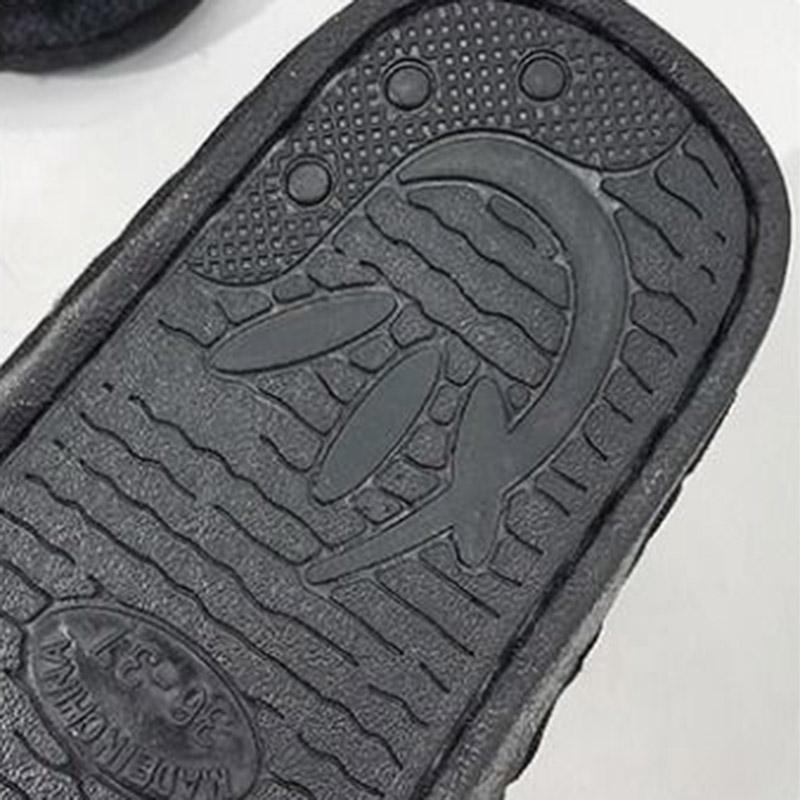 Autumn and Winter Cotton Slippers Cute Furry Cotton Slippers Leopard Print Cotton Slippers Women