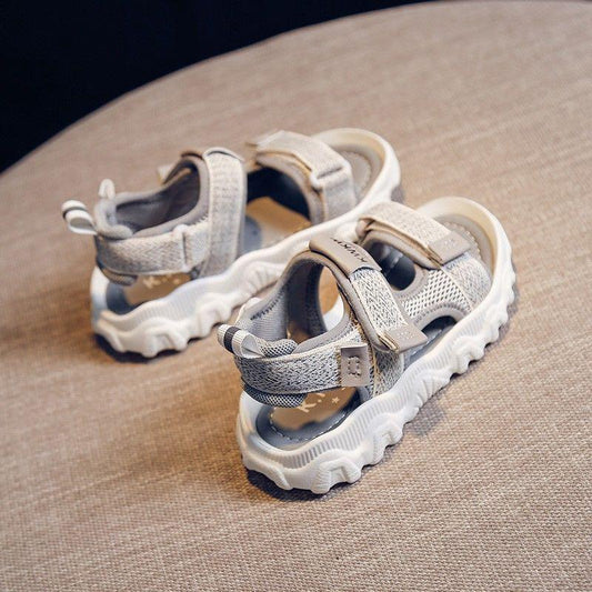 Children's Sandals Men's Summer Boys' Shoes Sandals Soft-soled Non-slip Breathable Lightweight Beach Shoes