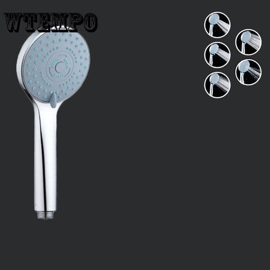 High Pressure Shower Head Chrome Power Boosting Spray Bathroom Water Saving Shower Heads