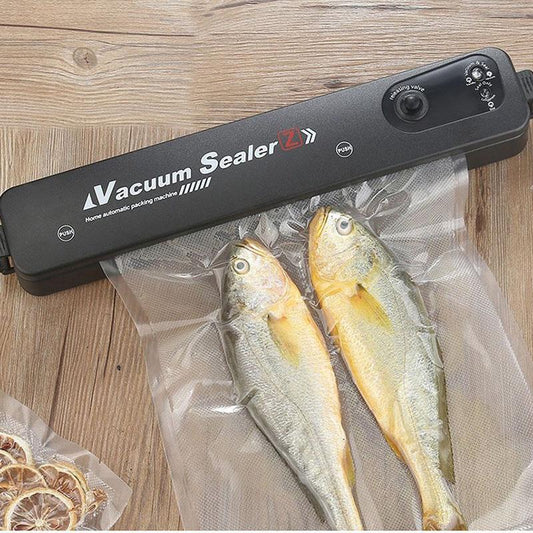 Best Food Vacuum Sealer 220V/110V Automatic Commercial Household Food Vacuum Sealer Packaging Machine Include 10Pcs Bags