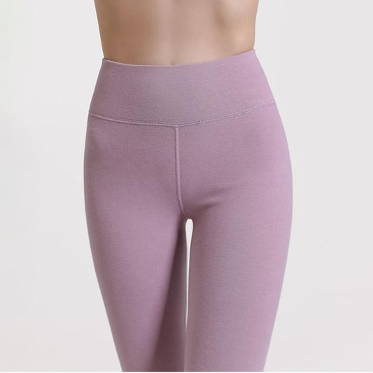 Women Winter Autumn Pants Thermal Underwear Female Tight Wearable Pants Thicken Windproof Comfortable Soft Lining Warm Sweatpants High Elasticity Slim