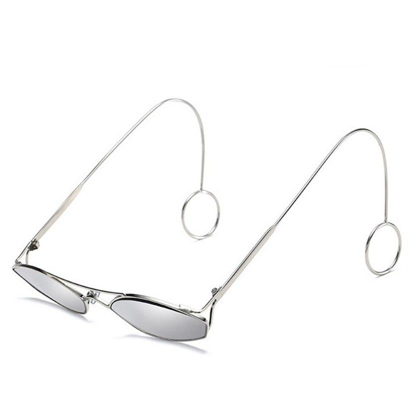 Trendy Sunglasses Women Metal Frame Brand Design Transparent Sun Glasses Black Yellow Glasses Shades