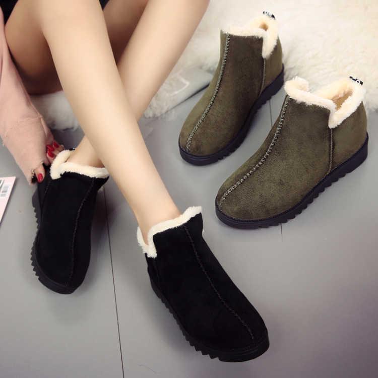 Women Boots Winter Snow Boot for Women Ladies Ankle Botas Mujer Warm Plush Insole Shoes Woman
