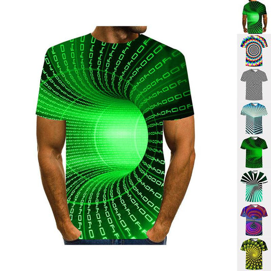 3D Printed T-shirt Personality Pullover Youth Fashion Half Sleeve Tees Casual and Comfortable Shirt Trend Clothing