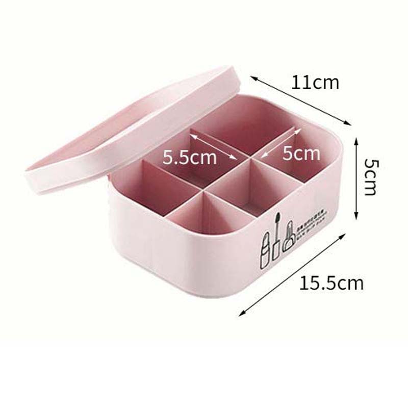 Surrural Storage Box Desktop Plastic Box Bathroom Cosmetics Finishing Box Kitchen Storage Box Snack Storage Basket