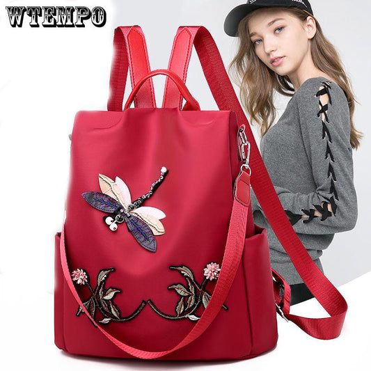 Backpack Fall Oxford Cloth Backpack Girls Backpack Animal Soft Shoulder Bag