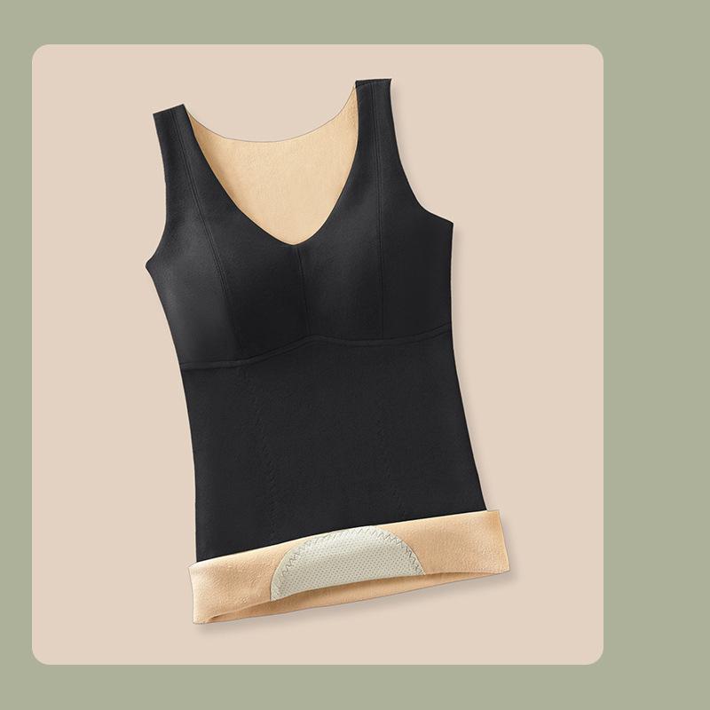 Sexy Winter Thermals Women Thermal Vest Winter Bralette Tops Warm Wool Velvet Furry Undershirt Inner Wear Plus Size Lingerie