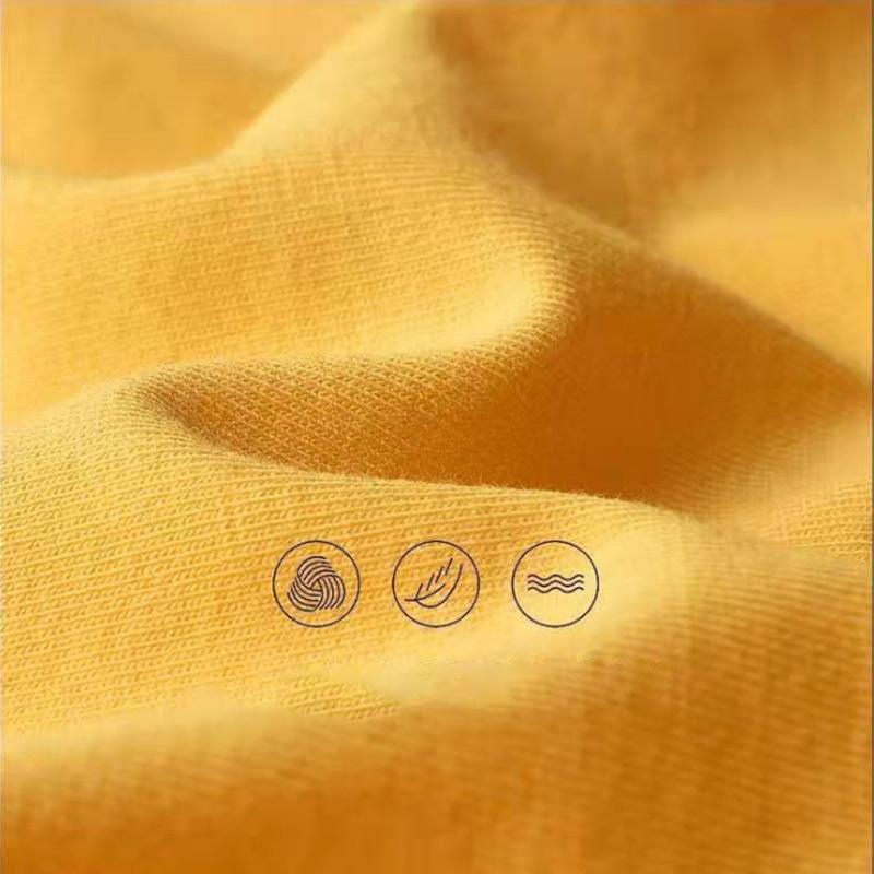 Pure Cotton Round Neck Short Sleeve Large Size Spring and Summer Trend Loose Top Student T-shirt