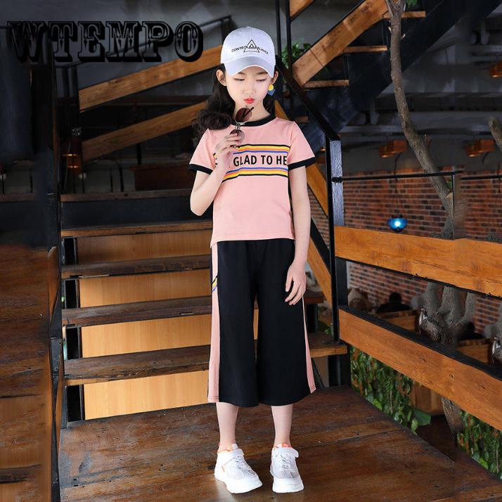 T-shirt Baby Girls Sleeveless Outfit Clothes Set