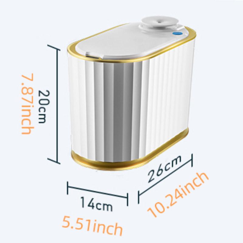Toilet Intelligent Sensor Trash Can with Aromatherapy Automatic Household Toilet Paper Bucket Narrow Gap Light Luxury Electric