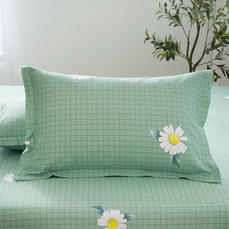 48cmx74cm Pillowcase Pure Cotton Pillow Case One Pair Pack Thicken Encryption Breathable Sweat-absorbent Pillow Cover
