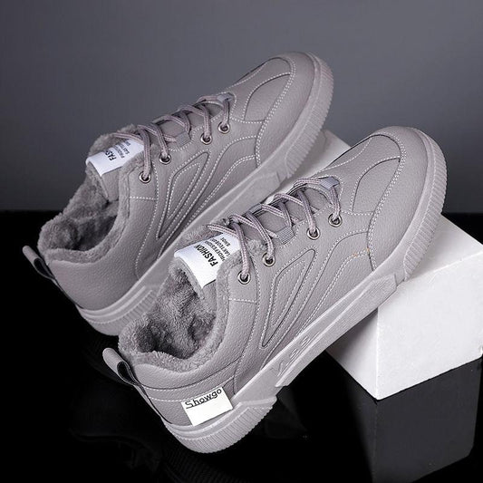 Winter Men's Warm and Velvet Padded Cotton Shoes Trendy Sneakers Student Casual Shoes