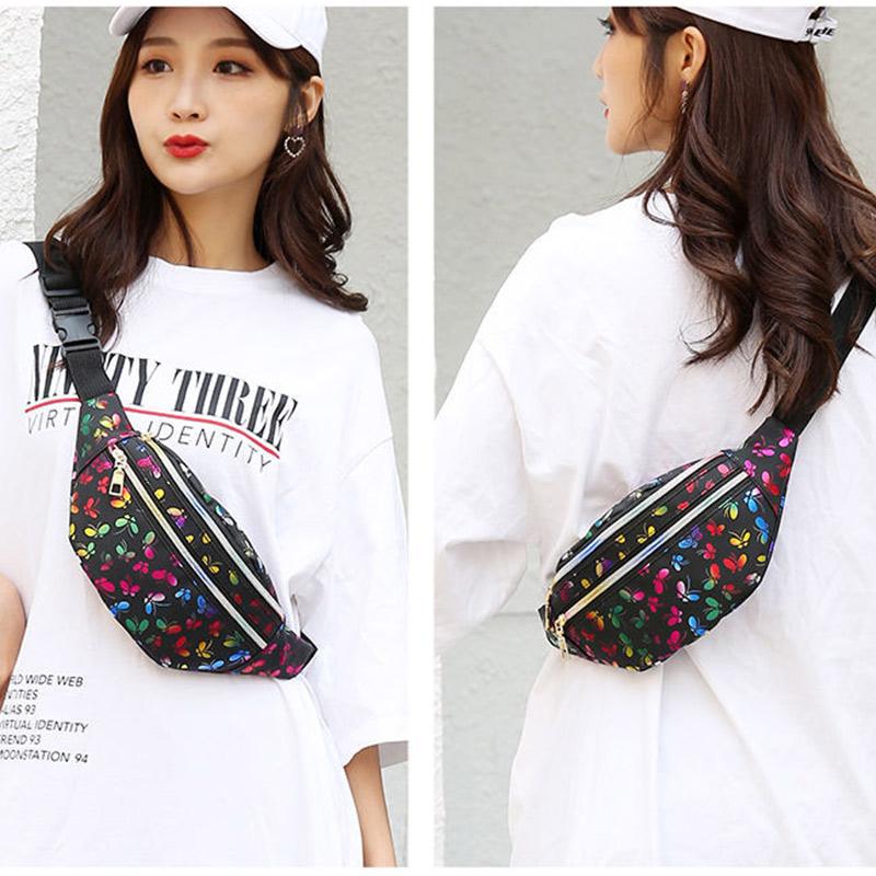 Waist Bag Ladies Student Mobile Phone Coin Purse Messenger Bag Fashion Leisure Cashier Bag Out of The Street Travel