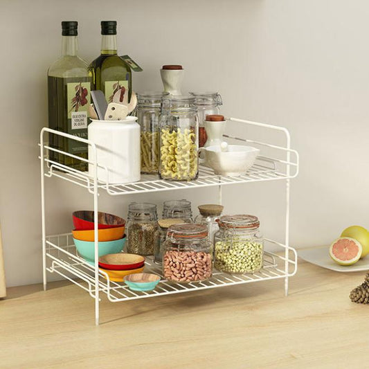 Desktop Storage Shelf Desk Bookshelf Bedside Bay Window Shelf Office Desk Iron Art Layered Finishing Rack