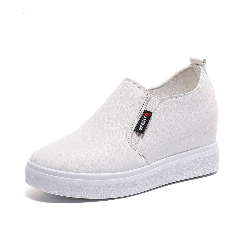 Designer White Shoes Woman Wedge Platform Sneakers Breathable Tenis Feminino Casual Shoes Sneakers Ladies Zapatos Muje