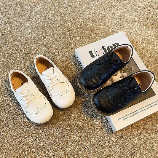 Spring Autumn Children Leather Shoes for Boys Girls Casual Shoes Kids Soft Bottom Casual Outdoor Shoes Baby Sneakers